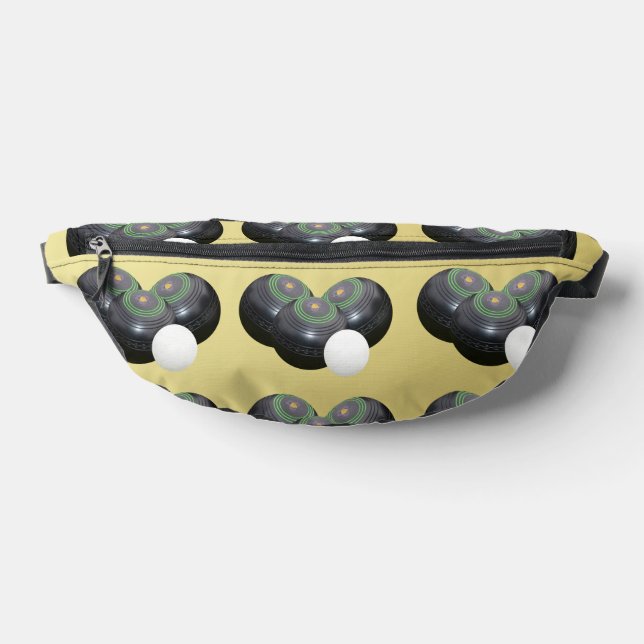 Copper Lawn Bowls And Jack, Bum Bags (Lay Down)