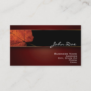 Copper Leaf Business Card