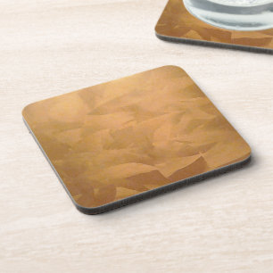 Copper Metallic Hand Brushed Coaster
