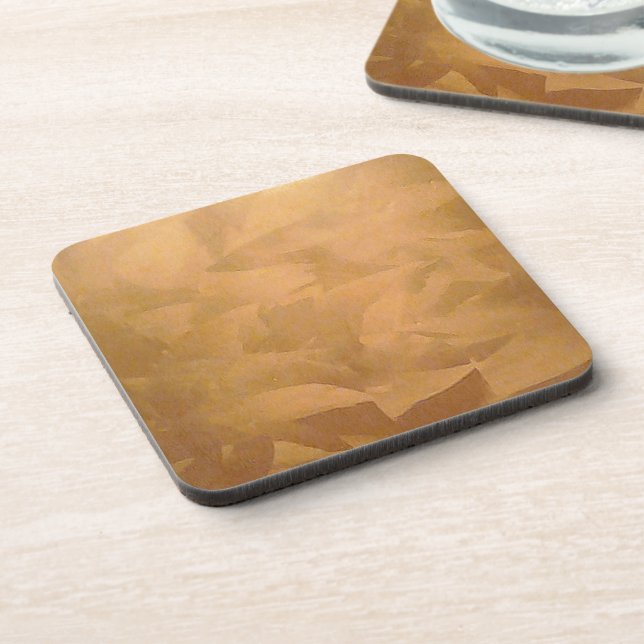 Copper Metallic Hand Brushed Coaster (Left Side)