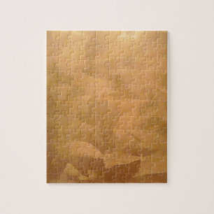 Copper Metallic Hand Brushed Jigsaw Puzzle