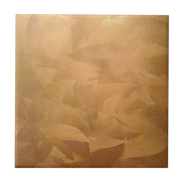 Copper Metallic Hand Brushed Tile (Front)