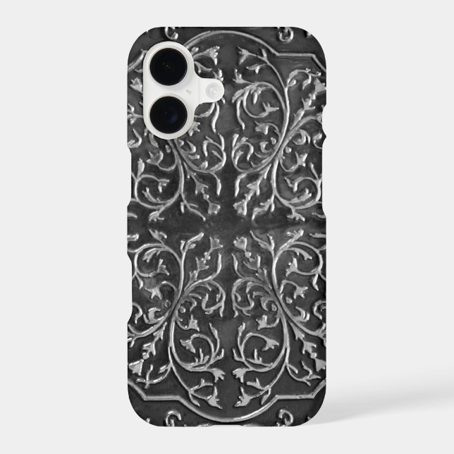 Copper Metalwork Scroll Design Photo Image (Back)