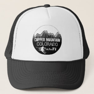 Copper Mountain Colorado black white ski hat