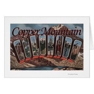 Copper Mountain, Colorado - Large Letter Scenes
