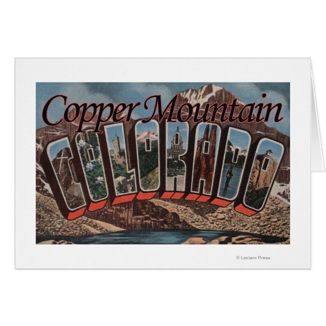Copper Mountain, Colorado - Large Letter Scenes (Front Horizontal)