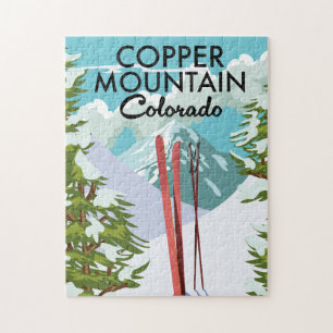Copper Mountain Colorado Ski Jigsaw Puzzle