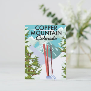 Copper Mountain Colorado Ski Postcard
