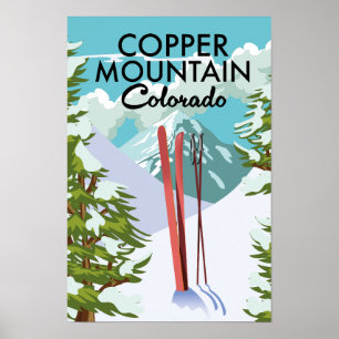 Copper Mountain Colorado Ski Poster