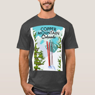Copper Mountain Colorado Ski poster T-Shirt