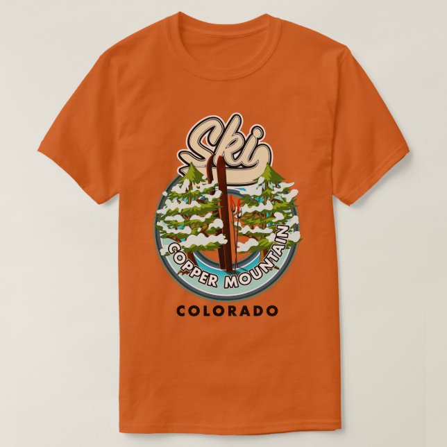 Copper Mountain Colorado Ski T-Shirt (Design Front)