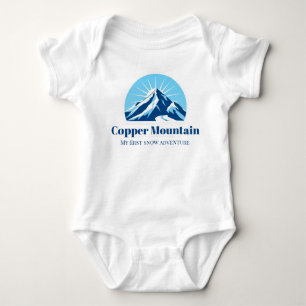 Copper Mountain Colorado ski vacation souvenir Baby Bodysuit