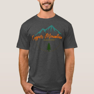 Copper Mountain Retro Adventure Skiing Snowboard S T-Shirt