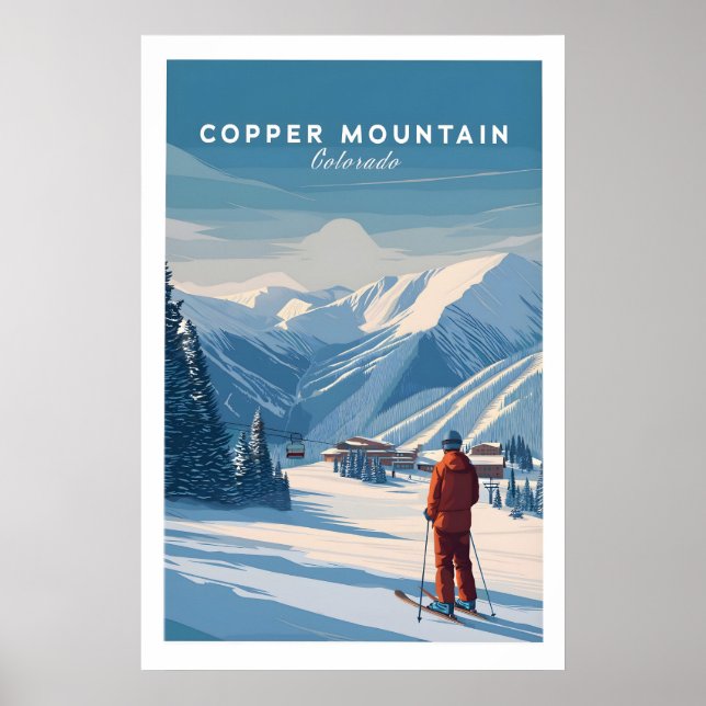Copper Mountain Ski Poster 1 (Front)