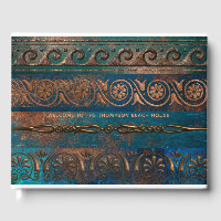 Copper Patina and Turquoise Grecian Metallic