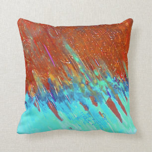 Copper Patina Landscape Cushion