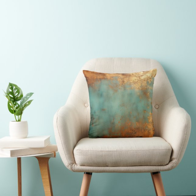 Copper Patina Rustic Cushion (Chair)