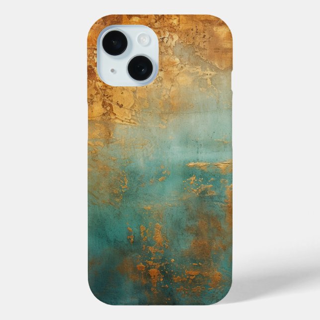 Copper Patina Rustic Metallic  Case-Mate iPhone Case (Back)
