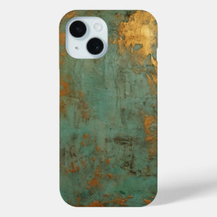 Copper Patina Rustic Metallic  iPhone 15 Case