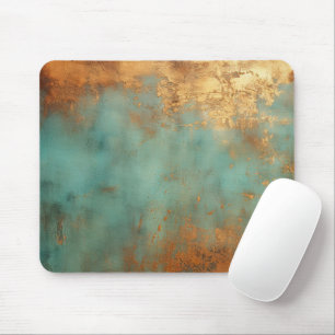 Copper Patina Rustic Metallic  Mouse Pad