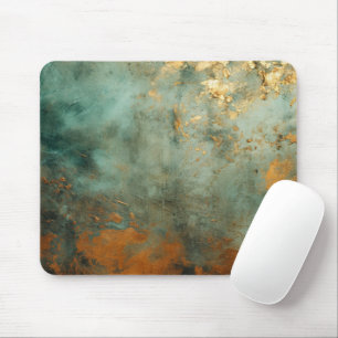 Copper Patina Rustic Metallic Mouse Pad