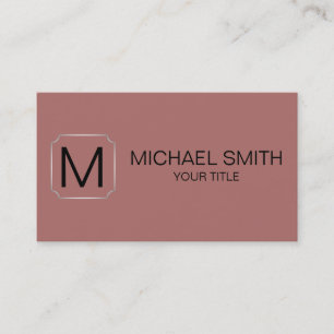 Copper penny colour background business card