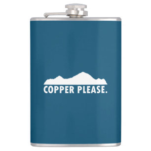 Copper Please Hip Flask