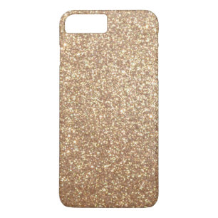 Copper Rose Gold Metallic Glitter iPhone 8 Plus/7 Plus Case