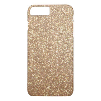 Copper Rose Gold Metallic Glitter iPhone 8 Plus/7 Plus Case