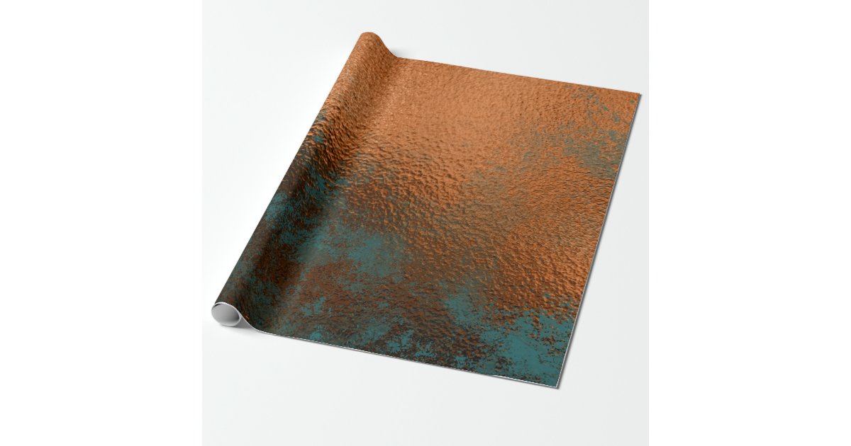 Download Copper Rust Teal Patina Metallic Honey Abstract Wrapping ...