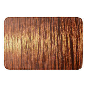 Copper sea pattern bath mat