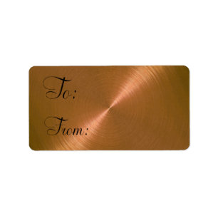 Copper Sheen Gift Tag