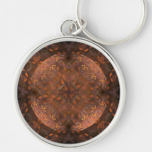 copper shimmer key ring