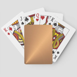 Copper Shine Angle Playing Cards