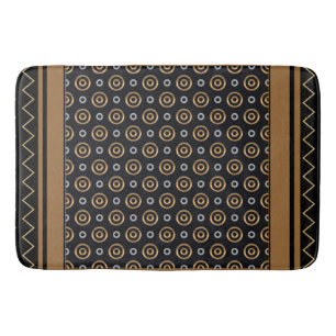 Copper, Silver Gold Metalics Bath Mat