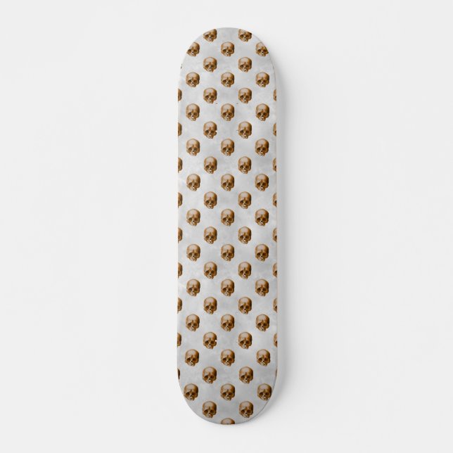Copper Skulls 1 Skateboard (Front)