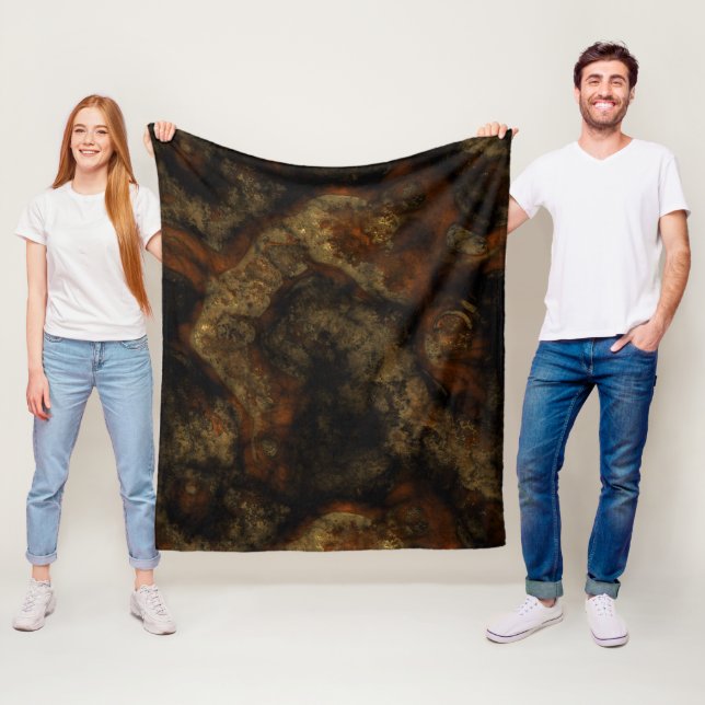 Copper Stone Fleece Blanket (In Situ)