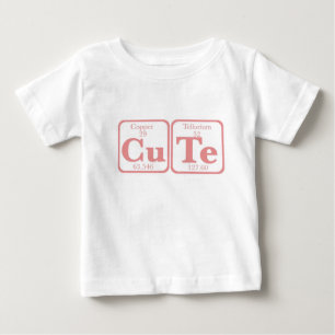 Copper Tellurium (CuTe) -- Pink Baby T-Shirt