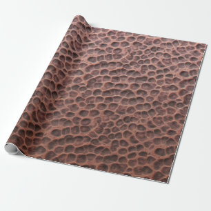 Copper Textured Wrapping Paper