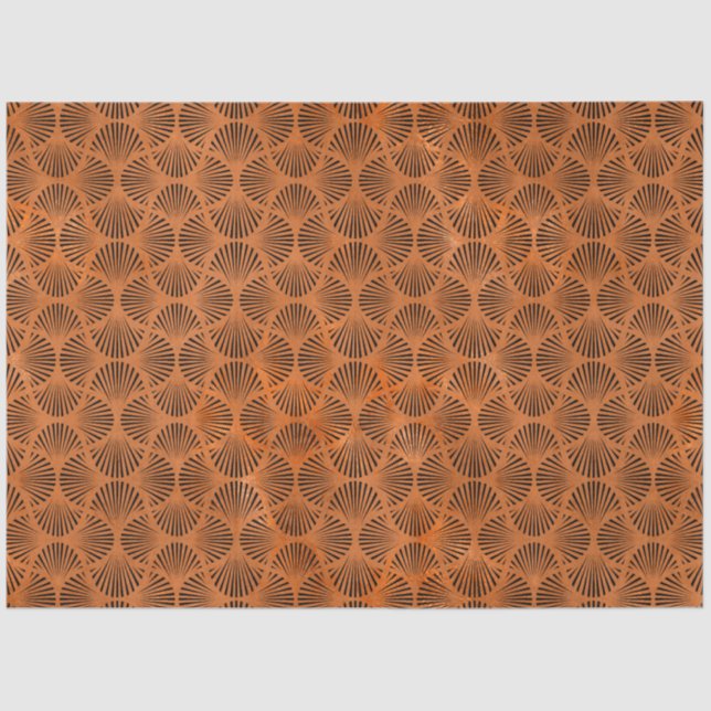 Copper Tiger Series Design 15 Tissue Paper (Front)