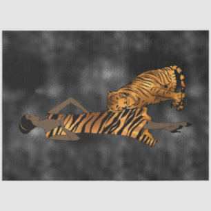 Copper Tiger Series Design 16 Tissue Paper