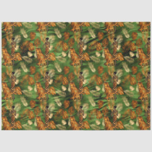 Copper Tiger Series Design 5 Tissue Paper