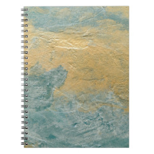 Copper Turquoise Faux Finish Notebook