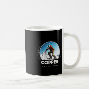 Copper United States Ski Skiing Skier _1 Coffee Mug