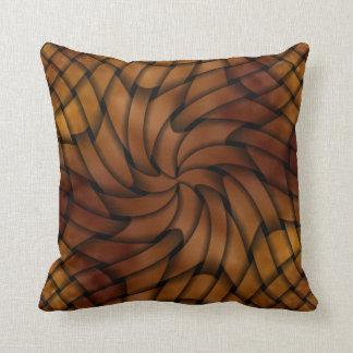 Copper Weave Swirl Pillow