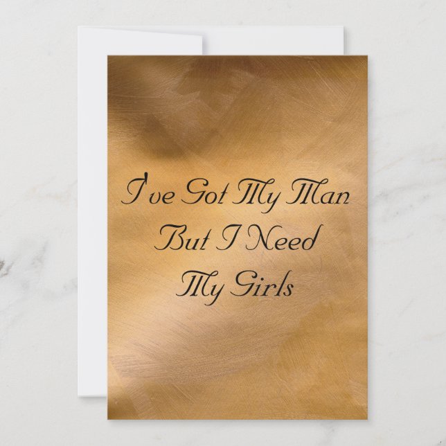 Copper Wedding Invitation (Front)