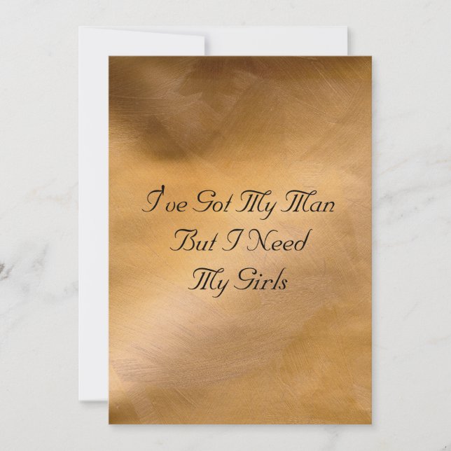 Copper Wedding Invitation (Front)