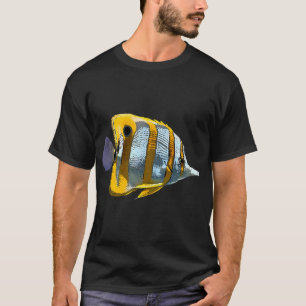Copperband Butterflyfish Colour Design T-Shirt