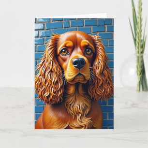 Coppery Fathers Day Fur Card