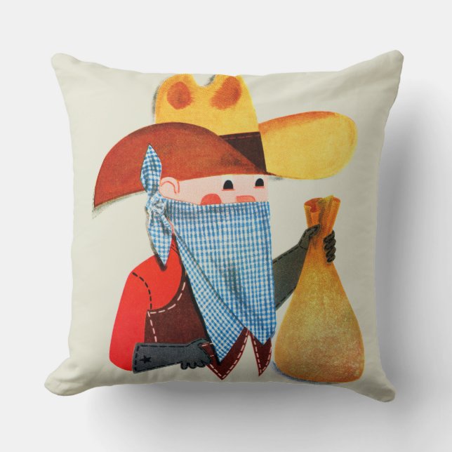 Cops and Robbers Cushion (Front)
